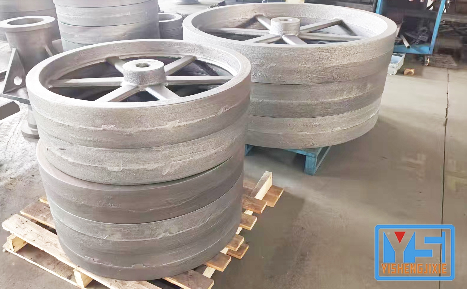 球墨铸铁机械件现场图