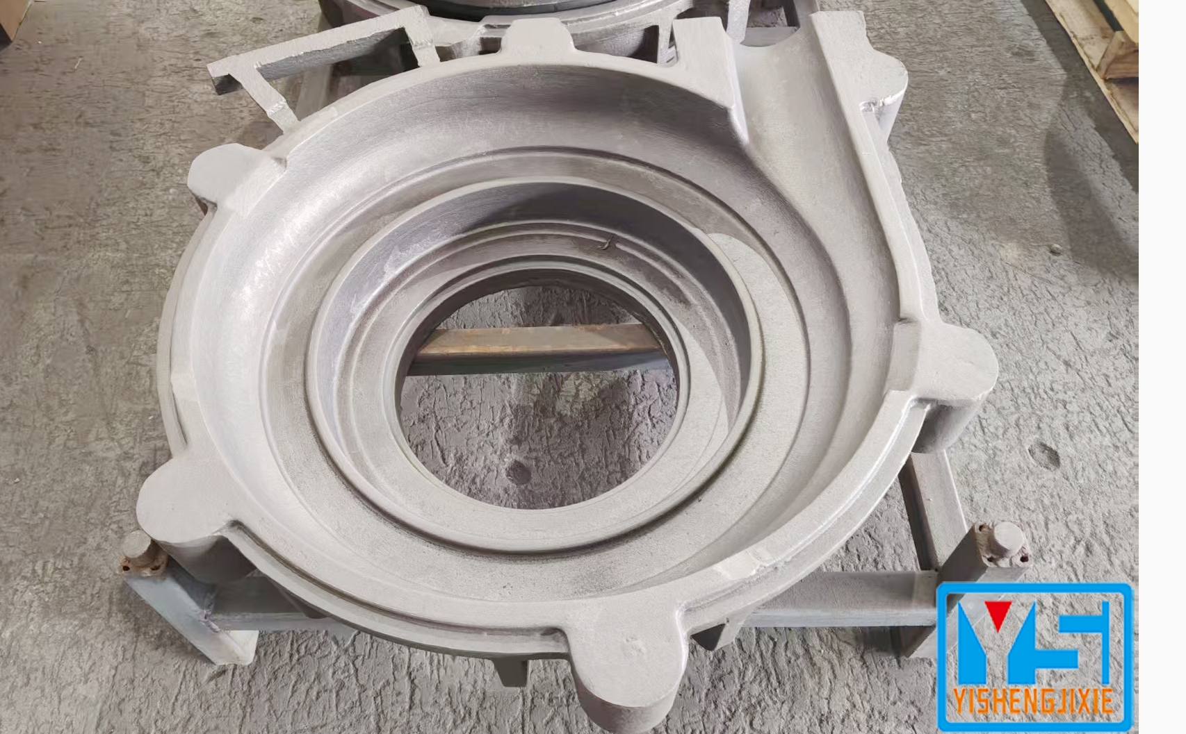 球铁泵壳铸件图